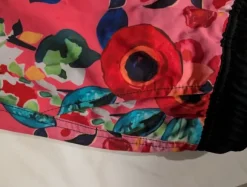Badehose mit Tasche Blumenmotiv