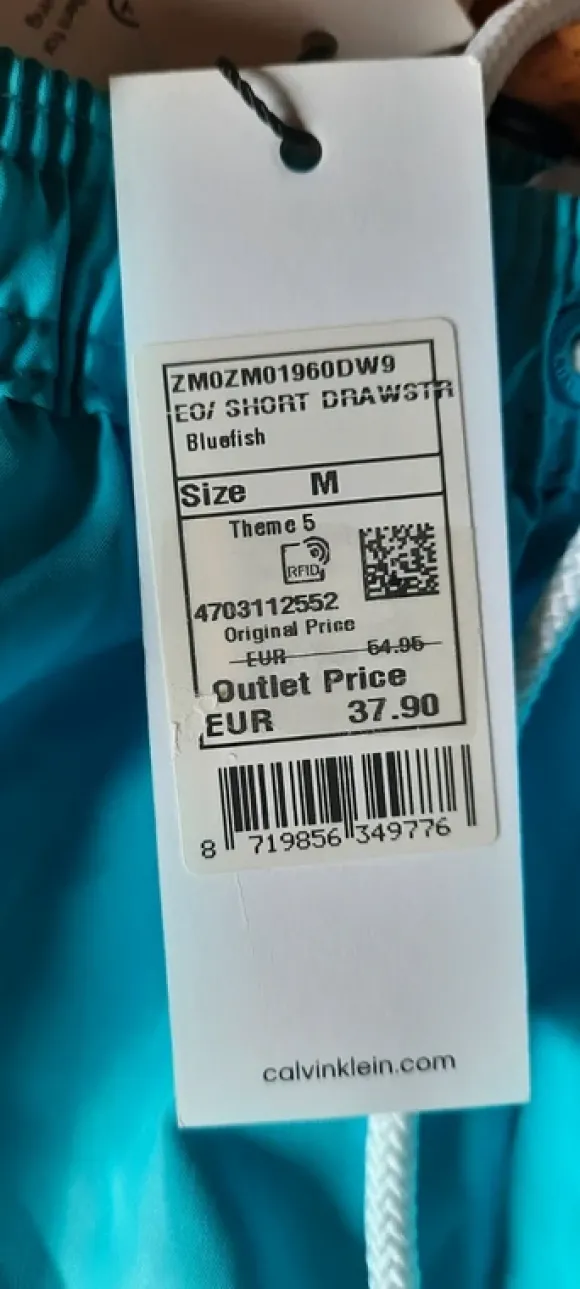 Badeshort Calvin Klein Gr. M