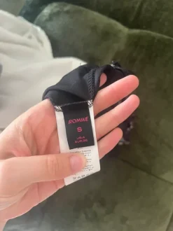 Bandeau Top Braun mit punkten