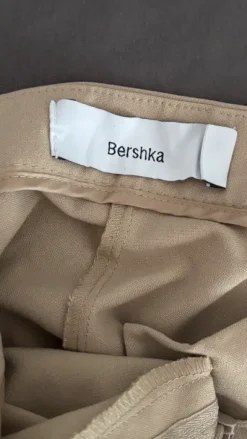 Beige Anzugshose