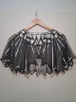 Belle cape Art Déco Années Folles Gatsby