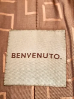 Benvenuto Blazer Sakko M 48 Cordjacke Cord Jacke Cognac braun orange