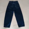 Bershka Jeans Baggy Gr 36 dunkelblau
