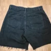 Bershka Jeans Shorts schwarz