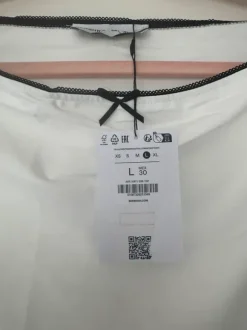 Bershka Maxirock / Midirock – Weiß – Größe L – Neu mit Etikett