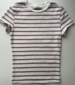 Bershka T-Shirt M * gestreift * Y2K