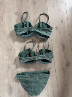 Bikini H&M grün gepunktet NEU