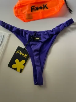 Bikini perizoma viola F**K