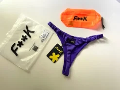 Bikini perizoma viola F**K