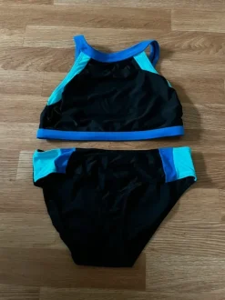 Bikini schwarz blau