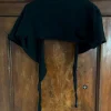 Black bolero with shoulder pads