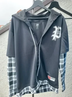 Black Squad Kapuzenjacke Hemd Gr.M