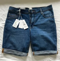 Blaue Jeans Shorts Mustang
