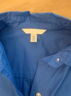 Blaue Oversized Damen-Hemd, Größe XS!