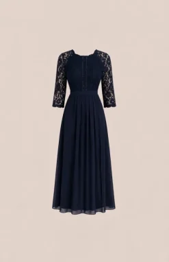 Blaues Ballkleid