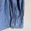 Blaues Leinenhemd