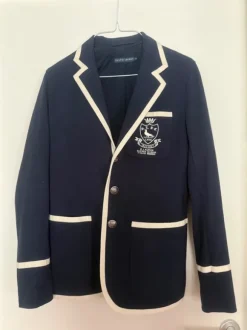 Blazer aus Sweatshirt Stoff