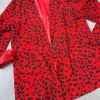 Blazer Jacket NA-KD Leo rot schwarz gr. 36
