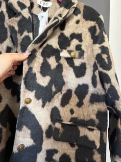 Blazer mit Leo Muster