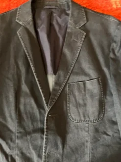 Blazer Sakko Sport coat Hugo Boss Baumwolle dunkelblau navy