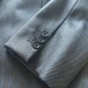 Blazer Yves Saint Laurent vintage bleu Made in France luxe
