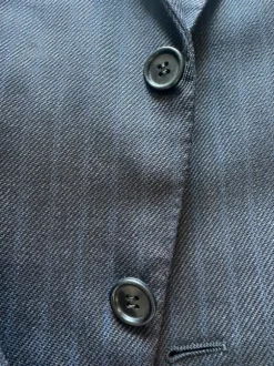 Blazer Yves Saint Laurent vintage bleu Made in France luxe