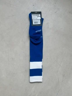 Blue Barcode Berlin football socks