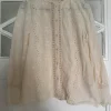 Bluse mit gerüschtem Kragen