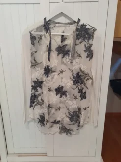 Bluse, transparent