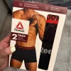 Boxershorts Set 2 Stk schwarz schwarz/rot