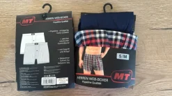 Boxershorts Webboxer 8 Stück Unterhosen Schwarz Rot Blau M