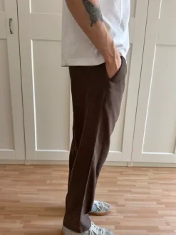 Braune Stoffhose von H&M