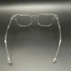 Brille mit Blaulichtcilter Chrome style Clear