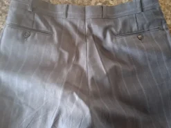Bundfaltenhose, Signé incognito, Hr. 25, grau und blau