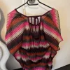 Bunte Strandbluse