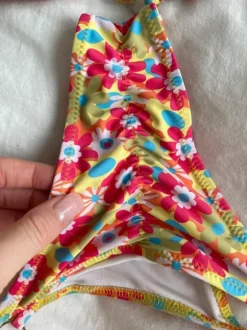 Bunter Scrunch Tanga Bikini in S