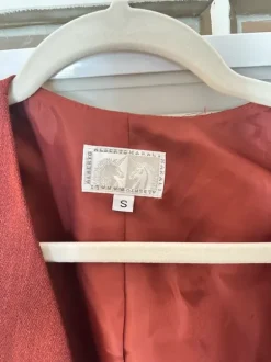 Burgundy blazer/ shawl S / M