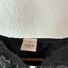 Bustier von erlich textil in schwarz mit Spitze