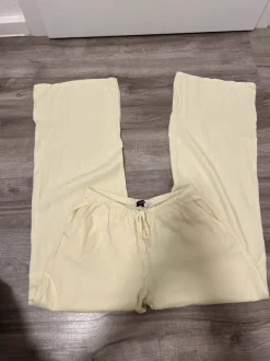 Butter Yellow Leinenhose, H&M
