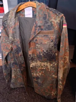 BW Hemdbluse in 5 Farb Flecktarn