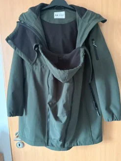 C&A Mama Softshell Jacke Umstandsjacke Gr 36 Khaki