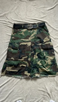 Camo Oversized Shorts