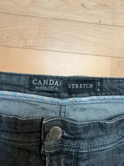 Canda Jeans schwarz/grau 42/34