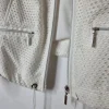Canda Premium weiße Strukturjacke Damen Gr. 46 elegante Jacke Neu