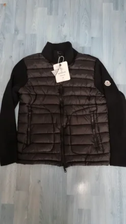Cardigan Hybrid Jacke schwarz Gr. M