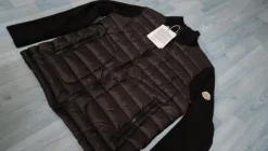 Cardigan Hybrid Jacke schwarz Gr. M