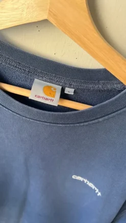 Carhartt Crewneck Sweat - Sweatshirt Pullover - Größe M - blau