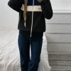 Casual Fred Perry Trainingsjacke | schwarz/weiß/blau | Gr. M