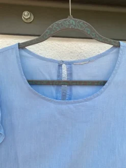 Cecil Bluse hellblau Gr.38 ärmellos