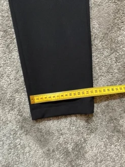 Chino Hose Schwarz Slim Anzug Hose W33
